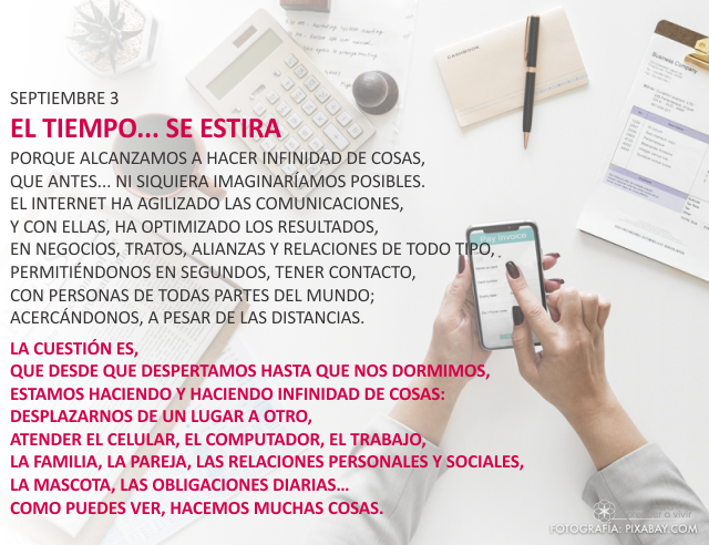 El tiempo... se estira